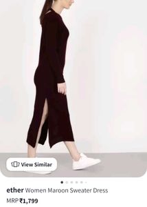 Price Drop! Ether Long Winter Dress