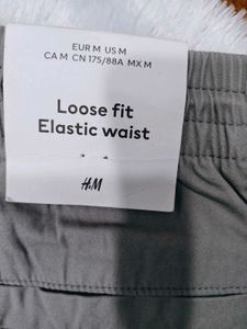 H&amp;M Grey loose fit Pants