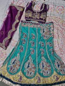 Exquisite Fishcut Lehenga Set