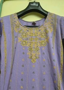 Thermal Stylish Lavender Kurta
