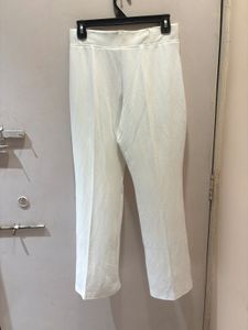 Classic White Flare Pants