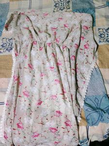 Floral Print Kaftan Dress