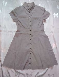 Korean Button Up Dress