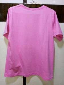 Pink Graphic Print T-Shirt