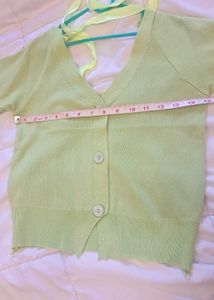 Light Green Button-Up top
