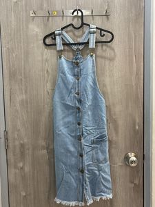 Denim Dungri with Buttons