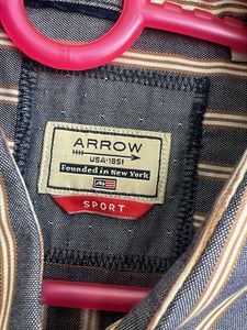 Arrow Classic Striped Men's Shirt- medium