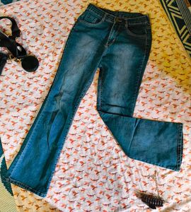 Grey Flared / Bootcut Jeans