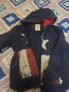 Captain America Zip-Up Hoodie
