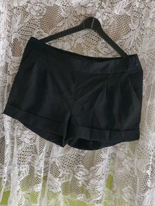 Express Black High-Waisted Tailored Shorts