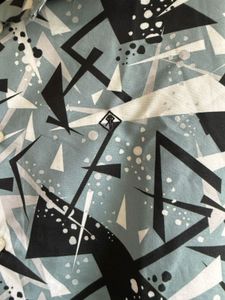 RARE RABBIT Geometric Print Short Sleeve Shirt