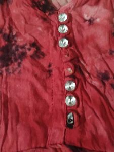 Stylish Tie-Dye Dress shut