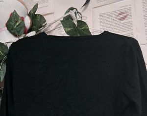 Sparkling Black Embellished top