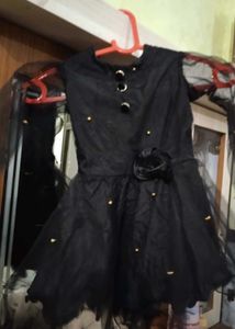 Elegant Black Tulle Gown
