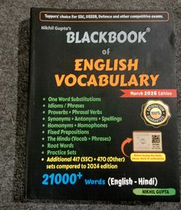 Blackbook of English Vocabulary new addition 2026