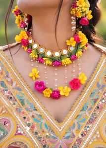 Haldi Jewellery Set