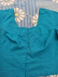 Turquoise Blue Blouse