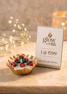 Floral Candle Collection with Berries