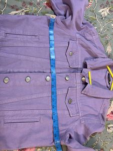 Lavender Denim Jacket