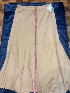 Peach Midi Skirt - New with Tags