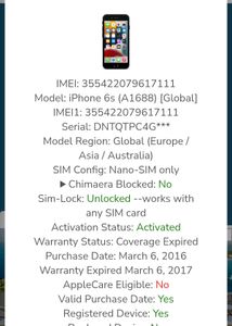 iPhone 6s 64 GB Gold Apple logo Bootloop