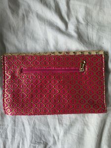 Embroidered Clutch Purse