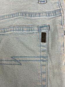 Light Wash Denim Shorts