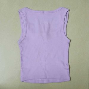 Lavender Ribbed Tank Top