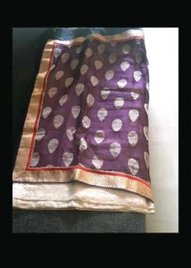 Elegant Purple Saree