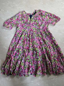 Floral Print Midi Dress