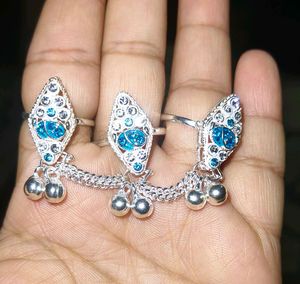 pure silver new design toe rings