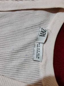 women's Ribbed White Tank Top