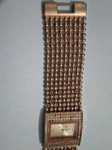 Trendiest  Rose  Gold Beaded Bracelet Watch