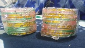 Trending Colorful Rhinestone Bangles set
