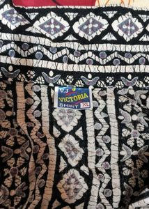 Men's Black Short Sleeve Henley T-Shirt | Size XL