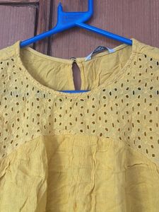 Yellow Sleeveless Top