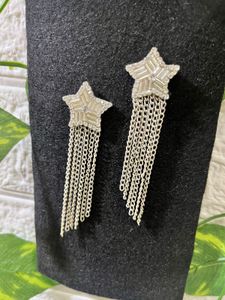 Star Shaped Long Earrings