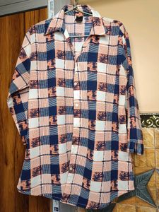 Chic Checked Long Sleeve Shirt