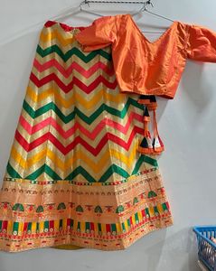 Haldi function special Vibrant Lehenga Set