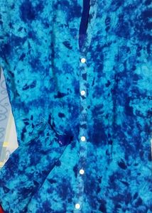 Blue and Sky Shaded Cotton Blend Kurta XX