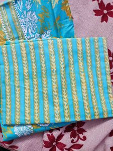 dress material with Sequins on neck