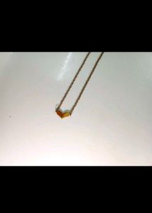 Gold Heart Pendant Necklace