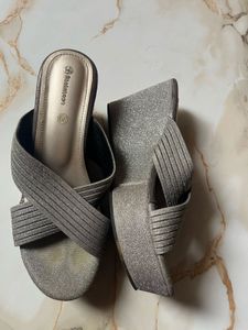 Sparkly Wedge Sandals