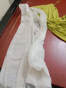 Lime Green Embroidered Blouse