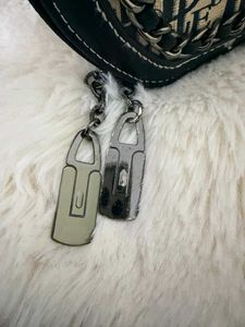 Chic Round Monogram Crossbody Bag