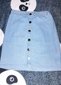 Denim Skirt, Like New
