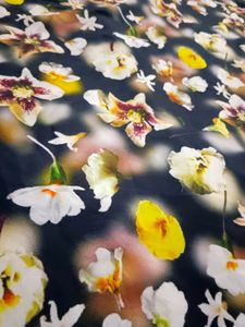 Floral Black Frock