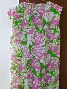 Vibrant Floral Print Sleeveless Dress