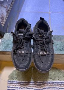 trending black sneakers