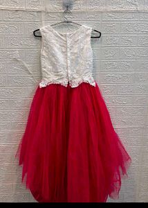 Imported Girls' Elegant Lace &amp; Tulle Gown